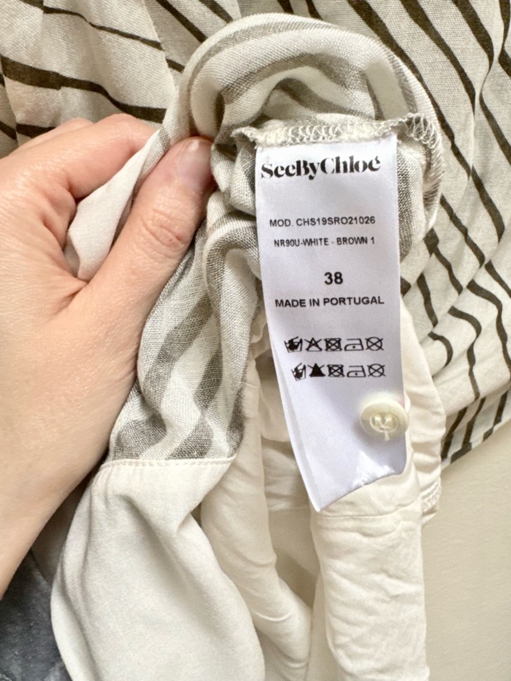See by Chloe *NEW* Zebra Print Button-Down Shirt Dress - Picture 14 of 15